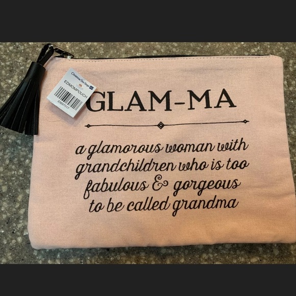 Glam-ma Tassled Large Make Up/cosmetics Pouch, new - Picture 1 of 1
